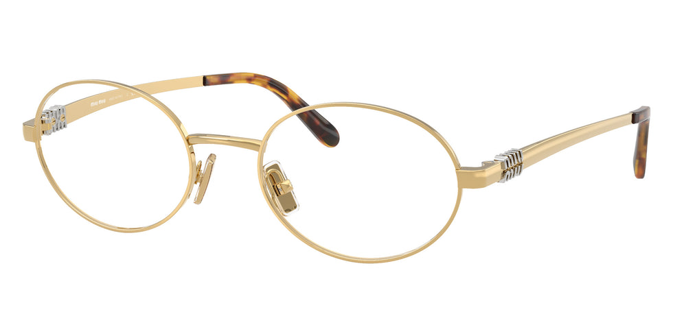 Miu Miu MU 50ZV 5AK1O1 50 - Gold #id:mu50zv5ak1o1_s:108105