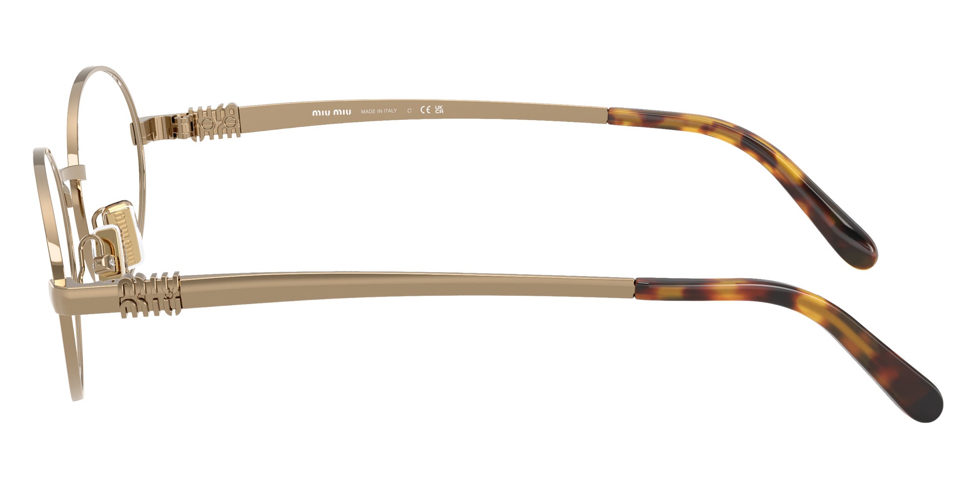 Miu Miu MU 50ZV 7OE1O1 50 - Old Gold #id:mu50zv7oe1o1_s:112110