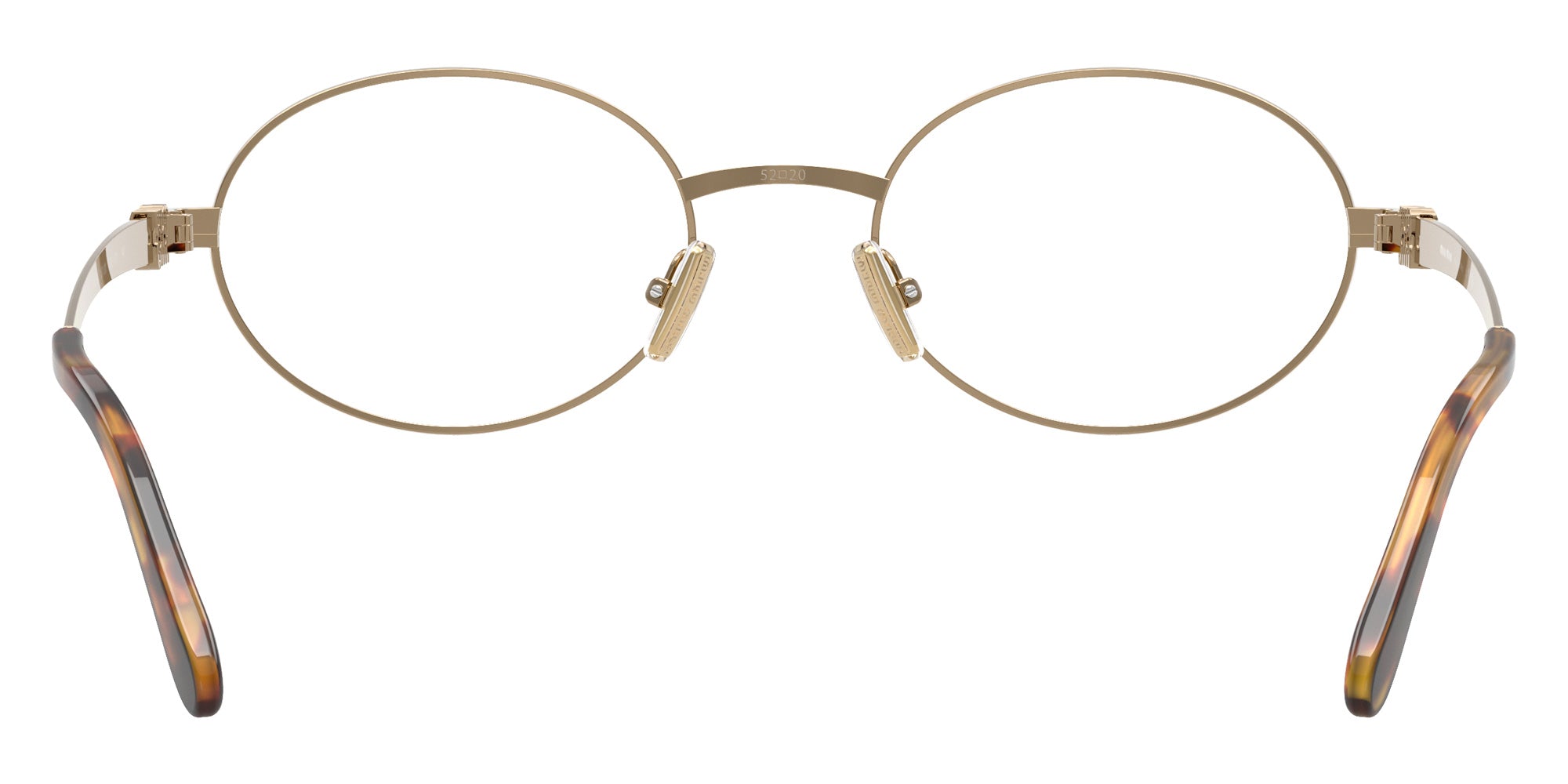 Miu Miu MU 50ZV 7OE1O1 50 - Old Gold #id:mu50zv7oe1o1_s:112115