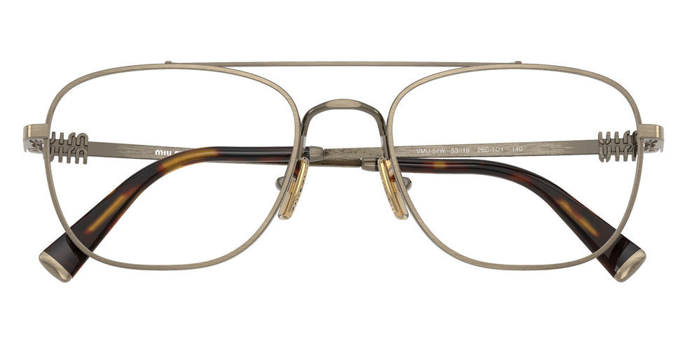 Miu Miu MU 51WV 26C1O1 51 - Old Gold #id:mu51wv26c1o1_s:100120