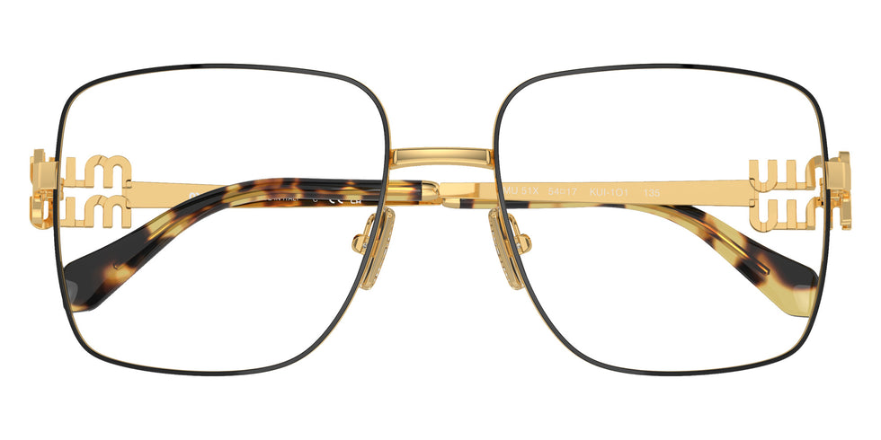 Miu Miu MU 51XV KUI1O1 54 - Black/Gold #id:mu51xvkui1o1_s:104120