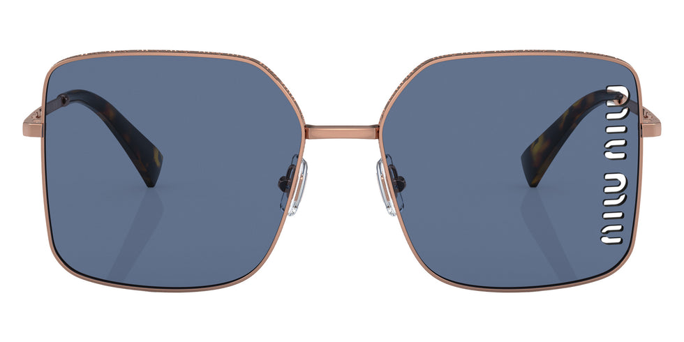 Miu Miu MU 51YS ZVF1V1 60 - Rose Gold / Dark Blue #id:mu51yszvf1v1_s:100100