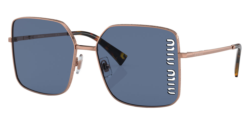 Miu Miu MU 51YS ZVF1V1 60 - Rose Gold / Dark Blue #id:mu51yszvf1v1_s:100105