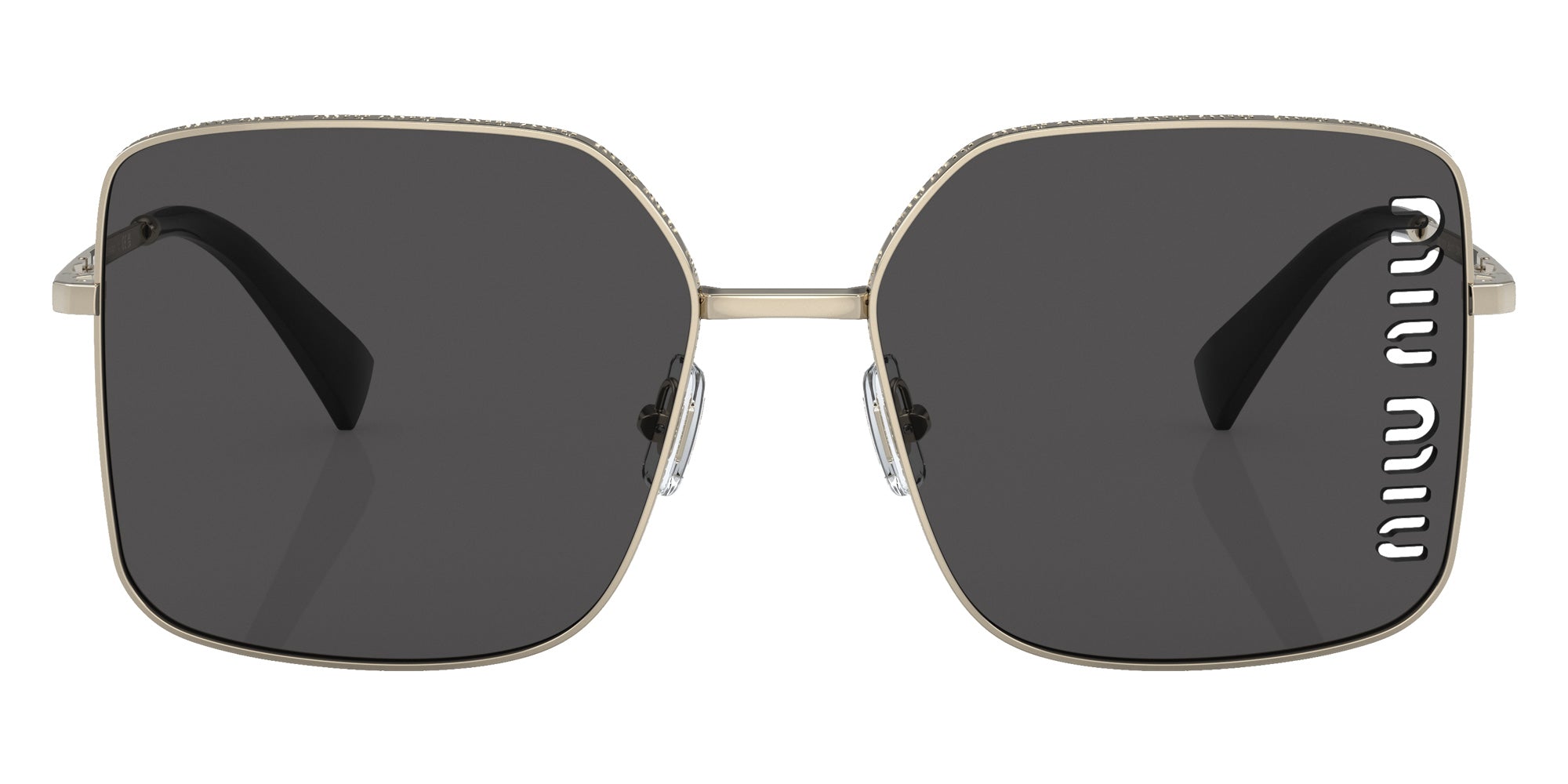 Miu Miu MU 51YS ZVN5S0 60 - Pale Gold / Dark Gray #id:mu51yszvn5s0_s:100100