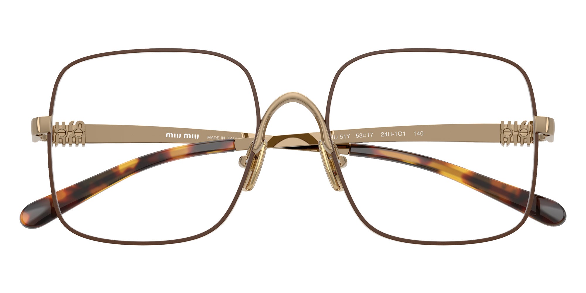 Miu Miu MU 51YV 24H1O1 53 - Chocolate #id:mu51yv24h1o1_s:102120