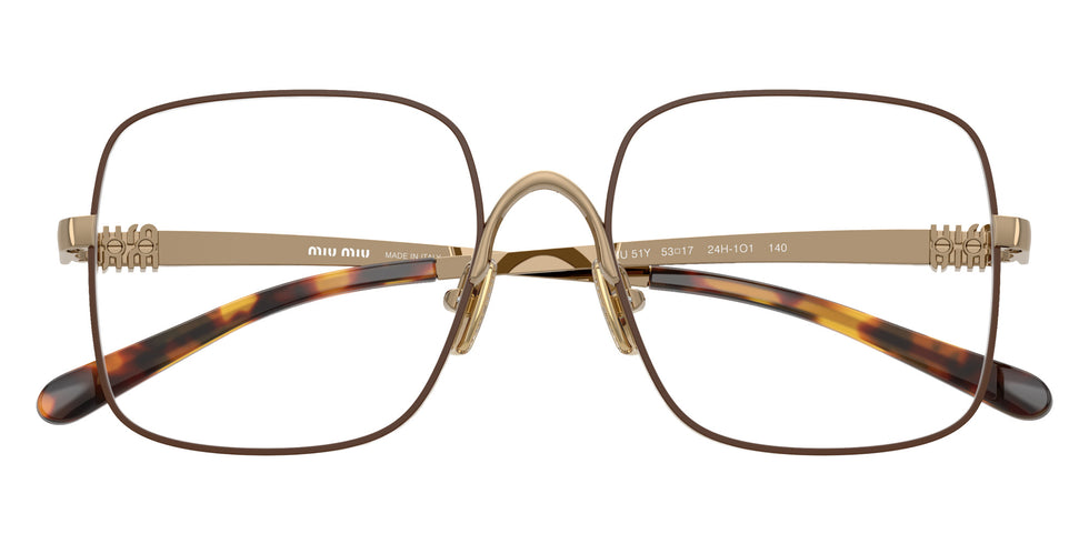 Miu Miu MU 51YV 24H1O1 53 - Chocolate #id:mu51yv24h1o1_s:102120