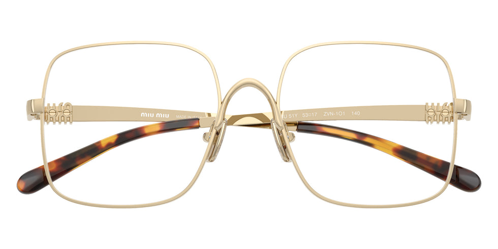 Miu Miu MU 51YV ZVN1O1 53 - Pale Gold #id:mu51yvzvn1o1_s:106120