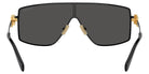 Miu Miu MU 51ZS 1AB5S0 69 - Black / Dark Gray #id:mu51zs1ab5s0_s:100115