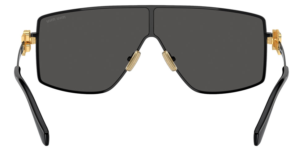 Miu Miu MU 51ZS 1AB5S0 69 - Black / Dark Gray #id:mu51zs1ab5s0_s:100115