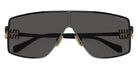 Miu Miu MU 51ZS 1AB5S0 69 - Black / Dark Gray #id:mu51zs1ab5s0_s:100120