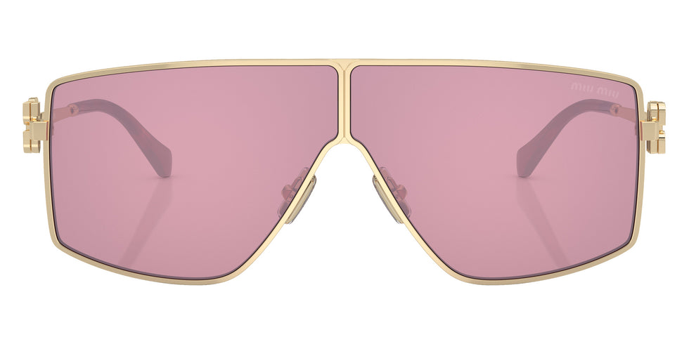 Miu Miu MU 51ZS ZVN50D 69 - Pale Gold / Bordeaux Mirrored #id:mu51zszvn50d_s:100100