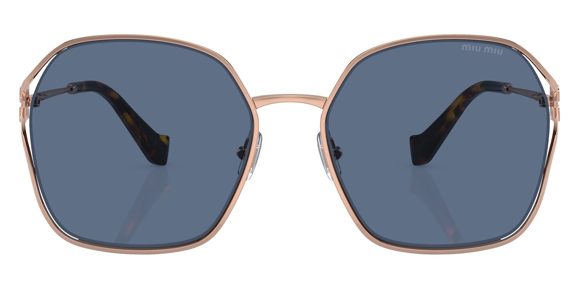 Miu Miu MU 52WS ZVF1V1 60 - Rose Gold / Dark Blue #id:mu52wszvf1v1_s:100100