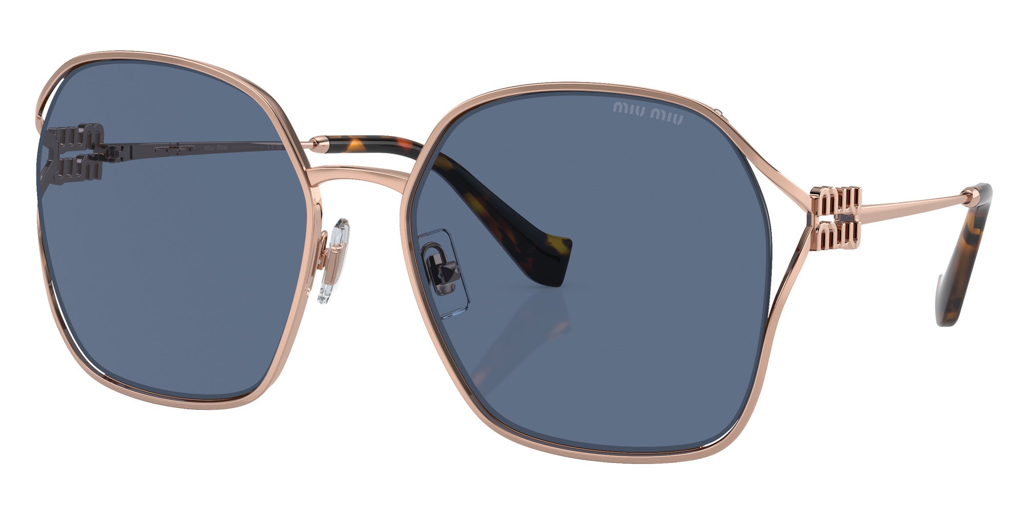 Miu Miu MU 52WS ZVF1V1 60 - Rose Gold / Dark Blue #id:mu52wszvf1v1_s:100105