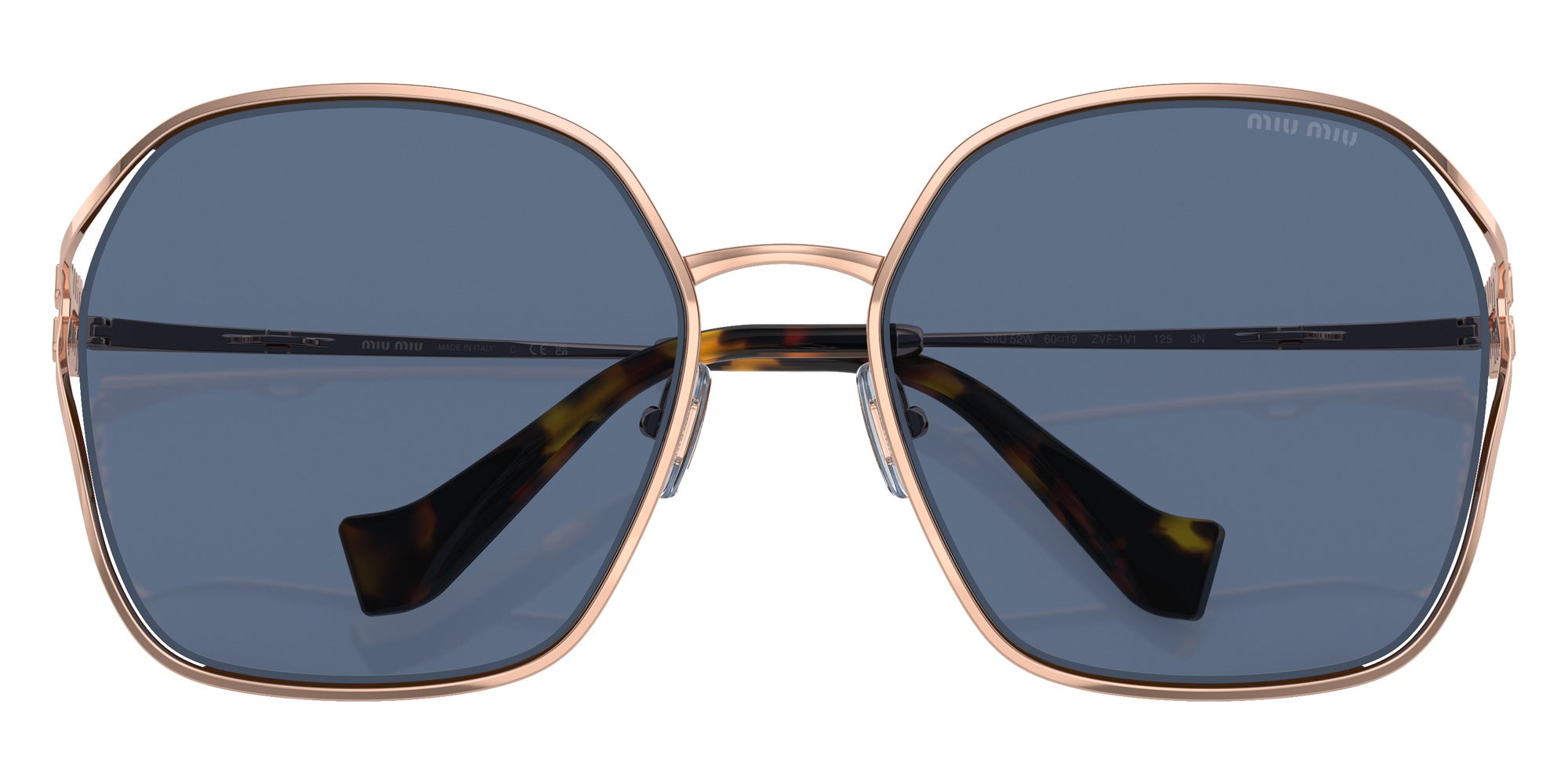 Miu Miu MU 52WS ZVF1V1 60 - Rose Gold / Dark Blue #id:mu52wszvf1v1_s:100120