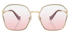 Miu Miu MU 52WS ZVN04Z 60 - Pale Gold / Clear Gradient Pink #id:mu52wszvn04z_s:100100