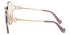 Miu Miu MU 52WS ZVN04Z 60 - Pale Gold / Clear Gradient Pink #id:mu52wszvn04z_s:100110