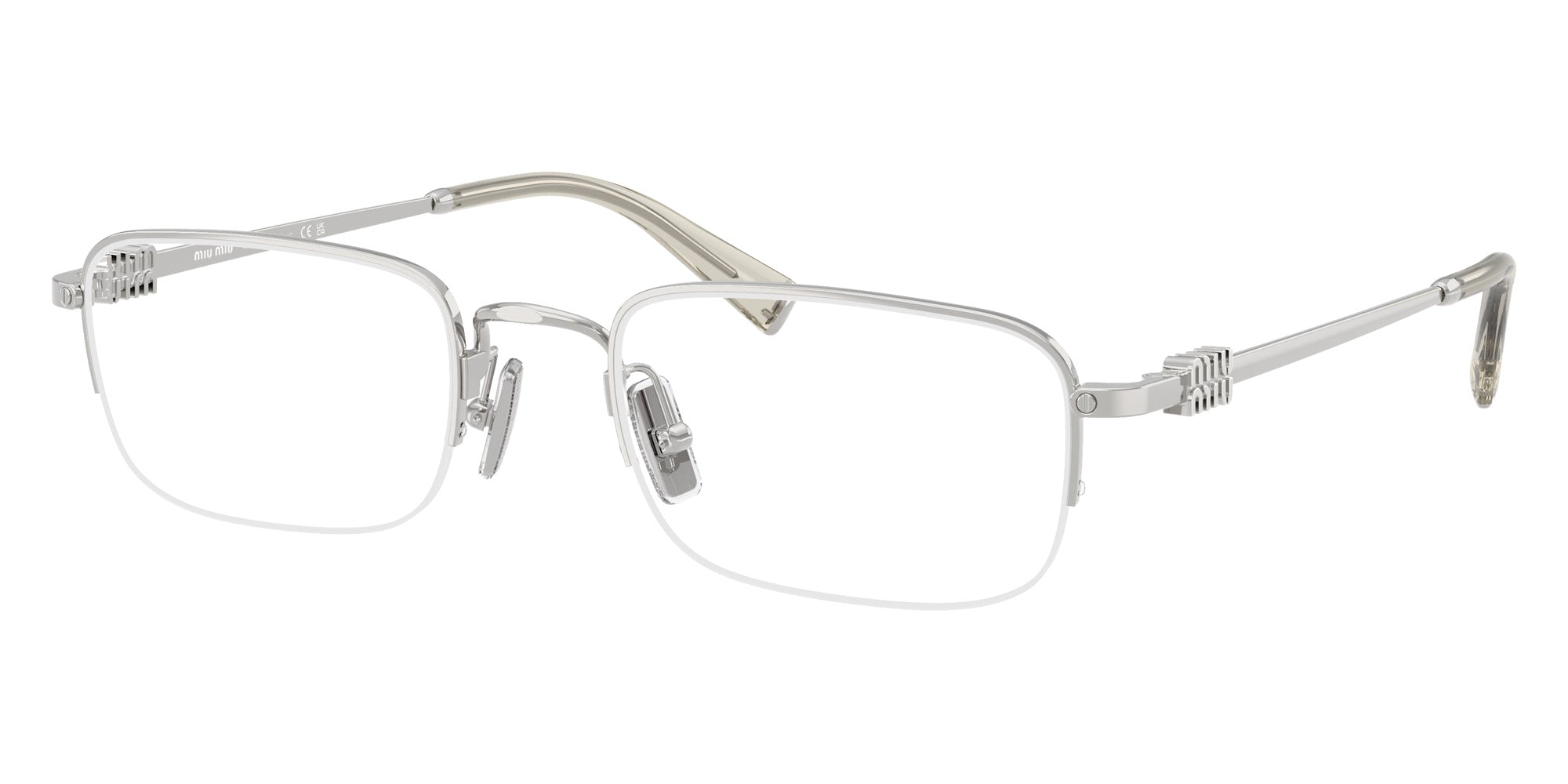 Miu Miu MU 52WV 1BC1O1 51 - Silver #id:mu52wv1bc1o1_s:100105