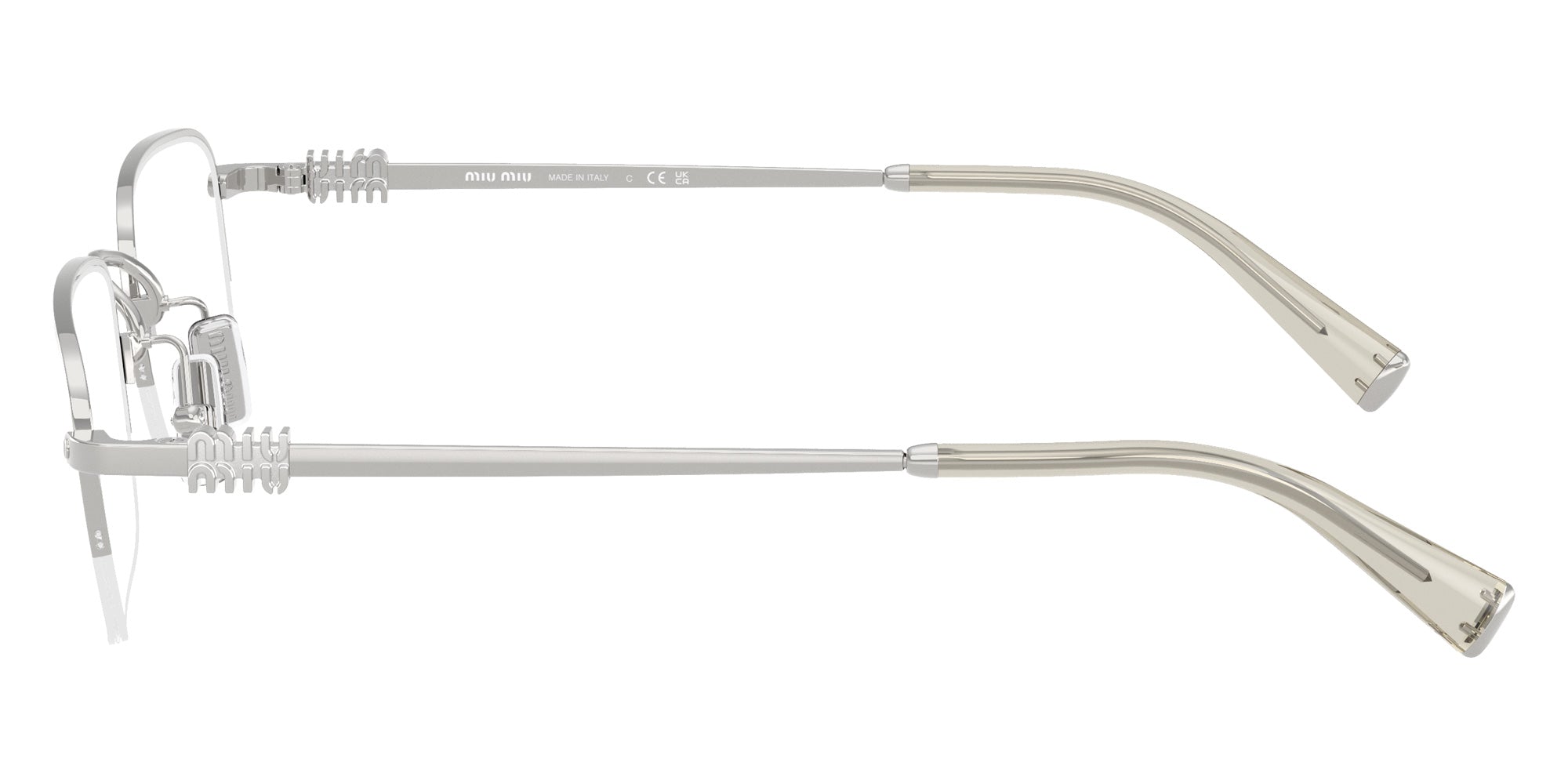 Miu Miu MU 52WV 1BC1O1 51 - Silver #id:mu52wv1bc1o1_s:100110