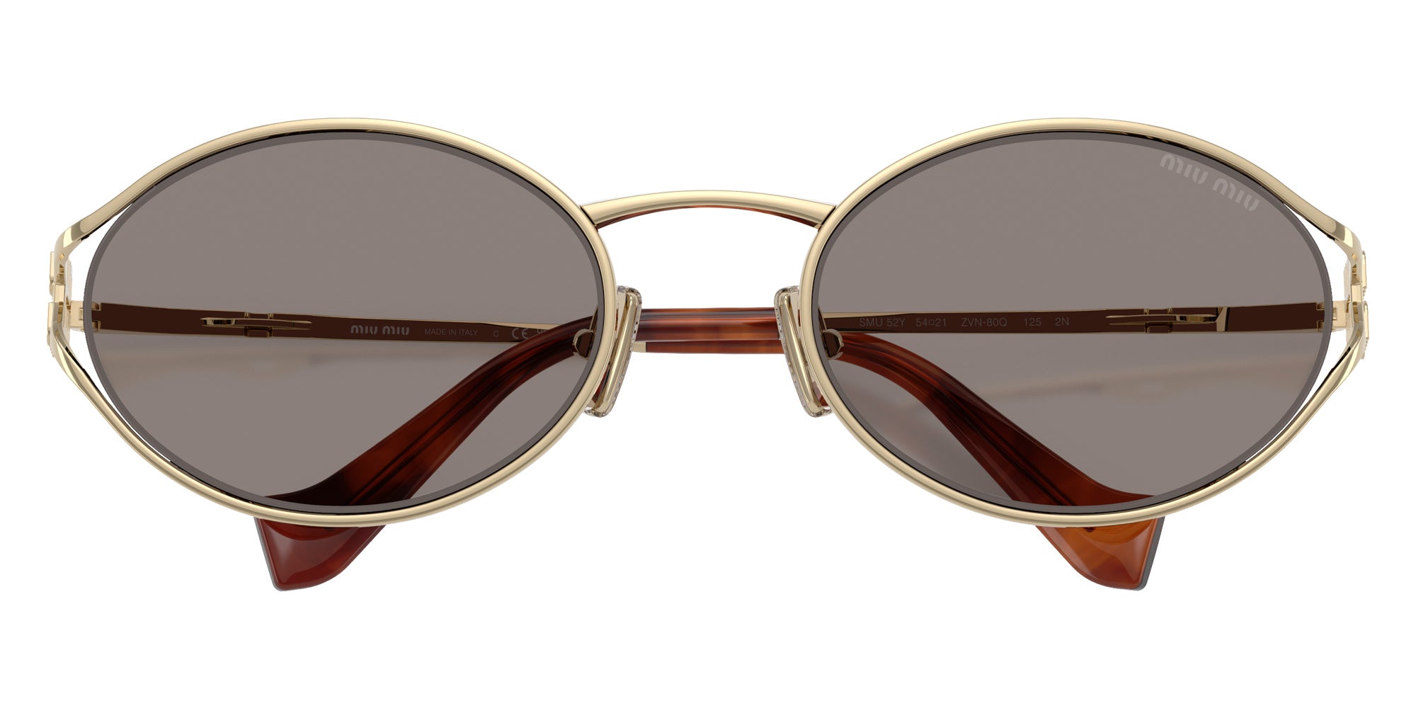 Miu Miu MU 52YS ZVN80Q 54 - Pale Gold / Dark Gray #id:mu52yszvn80q_s:100120