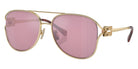 Miu Miu MU 52ZS ZVN50D 58 - Pale Gold / Dark Pink Mirrored Internal Silver #id:mu52zszvn50d_s:100105