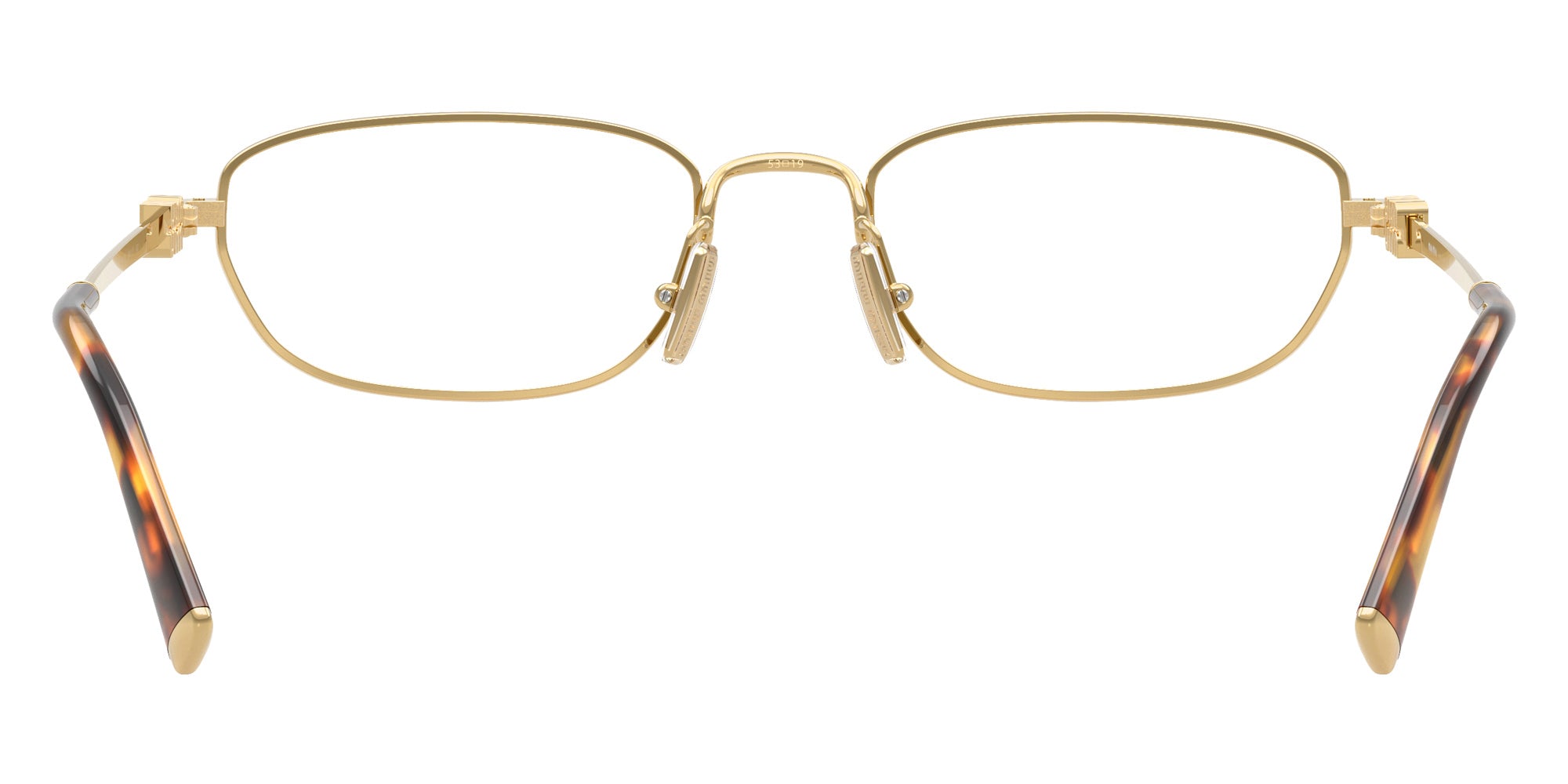 Miu Miu MU 52ZV 5AK1O1 53 - Gold #id:mu52zv5ak1o1_s:104115