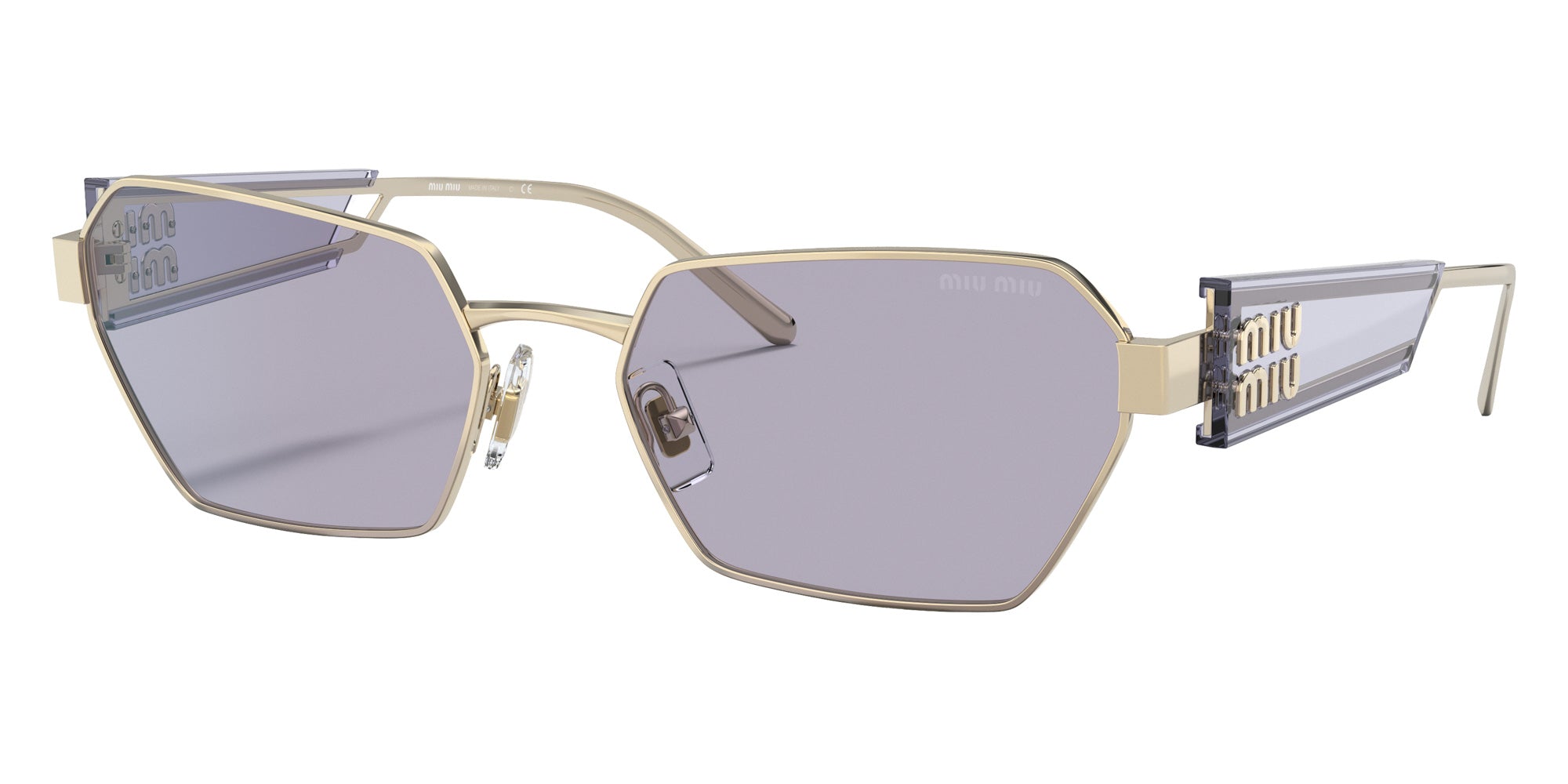 Miu Miu MU 53WS ZVN05S 58 - Pale Gold / Violet #id:mu53wszvn05s_s:100105
