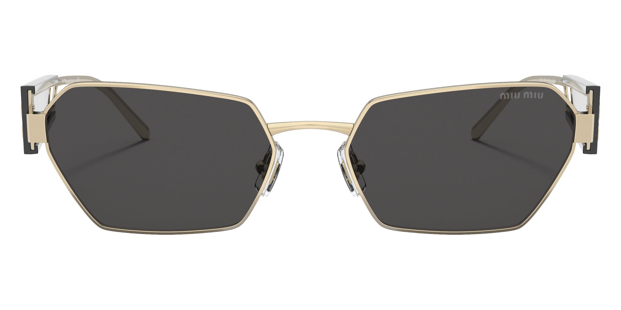 Miu Miu MU 53WS ZVN5S0 58 - Pale Gold / Dark Gray #id:mu53wszvn5s0_s:100100