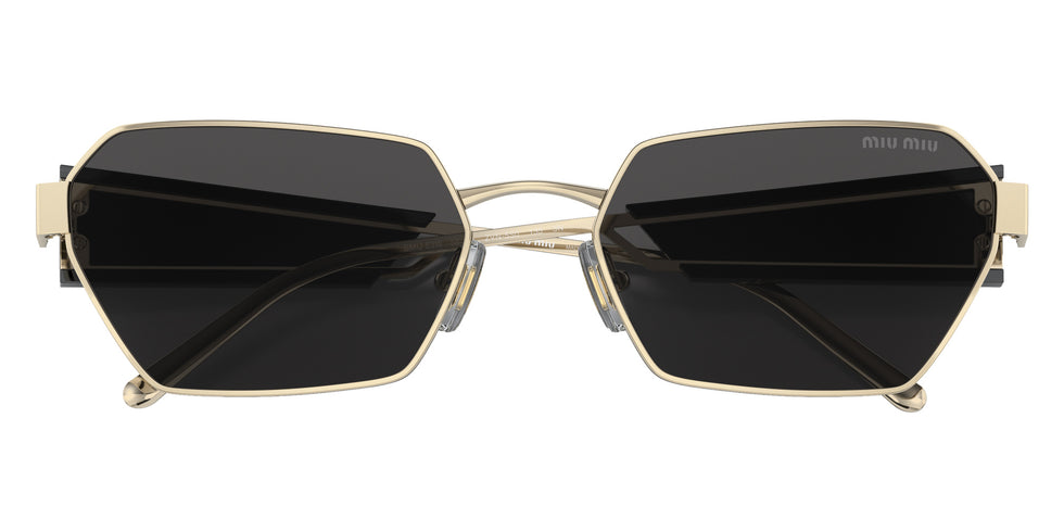 Miu Miu MU 53WS ZVN5S0 58 - Pale Gold / Dark Gray #id:mu53wszvn5s0_s:100120