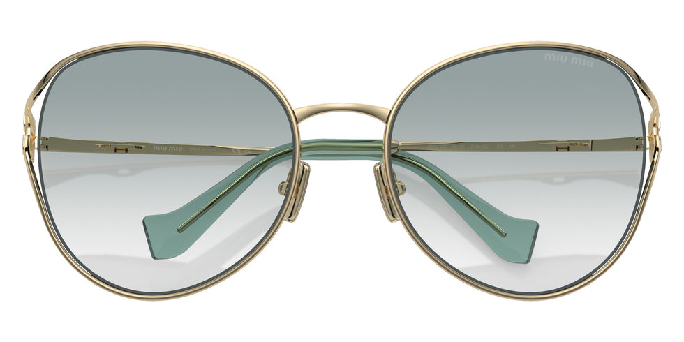 Miu Miu MU 53YS ZVN03O 58 - Pale Gold / Clear Gradient Light Blue #id:mu53yszvn03o_s:100120