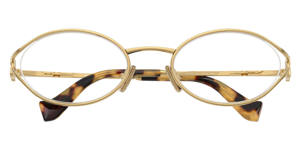 Miu Miu MU 53ZV 5AK1O1 49 - Gold #id:mu53zv5ak1o1_s:104120