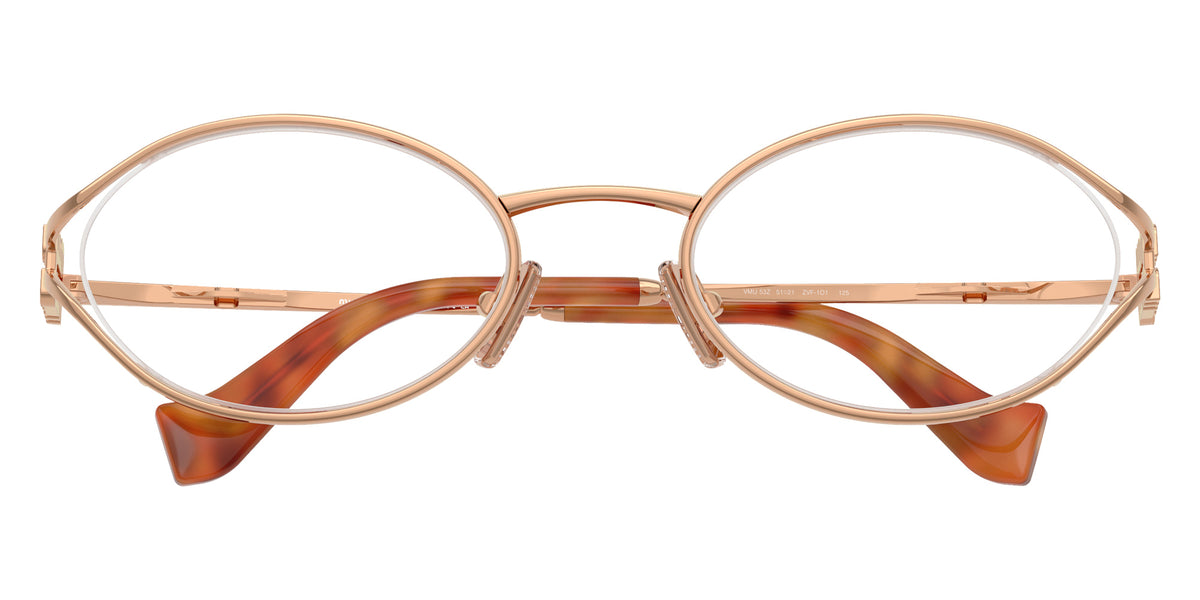 Miu Miu MU 53ZV ZVF1O1 49 - Pink Gold #id:mu53zvzvf1o1_s:108120