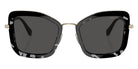 Miu Miu MU 55VS PC75S0 51 - Havana Black White / Dark Gray #id:mu55vspc75s0_s:100100