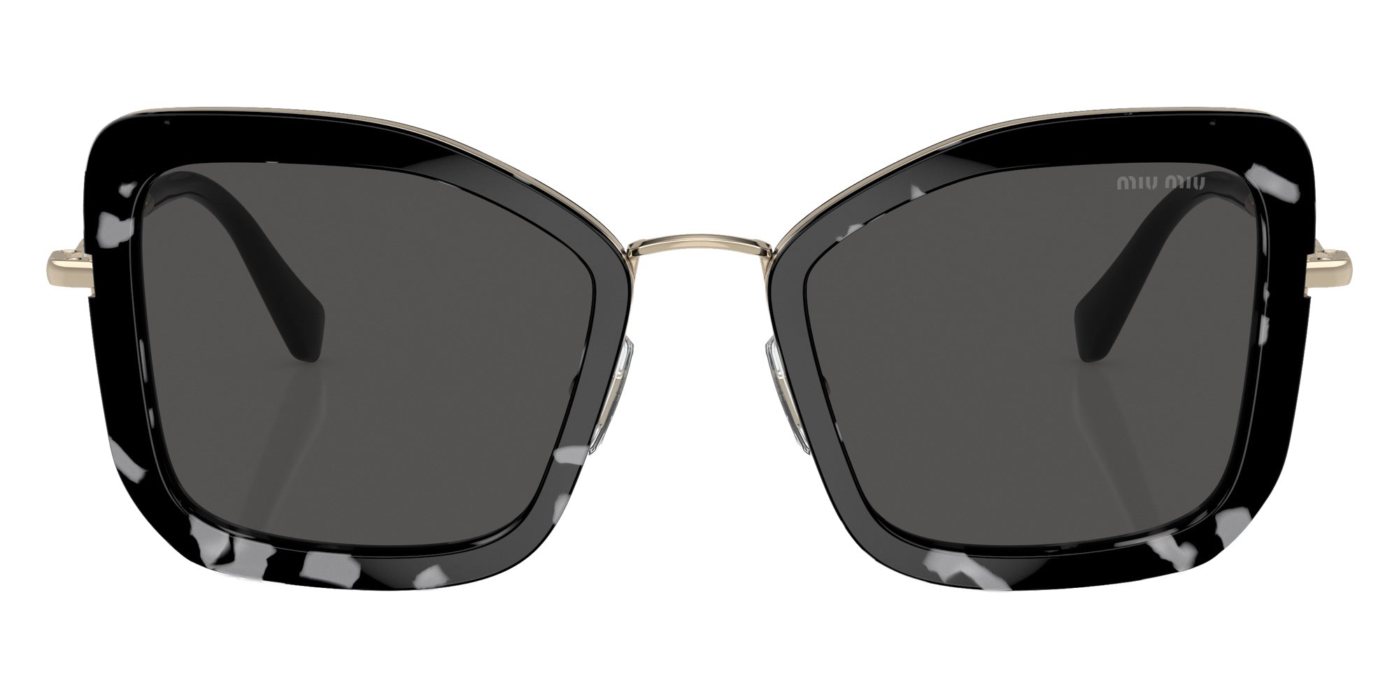 Miu Miu MU 55VS PC75S0 51 - Havana Black White / Dark Gray #id:mu55vspc75s0_s:100100