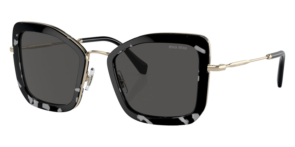 Miu Miu MU 55VS PC75S0 51 - Havana Black White / Dark Gray #id:mu55vspc75s0_s:100105