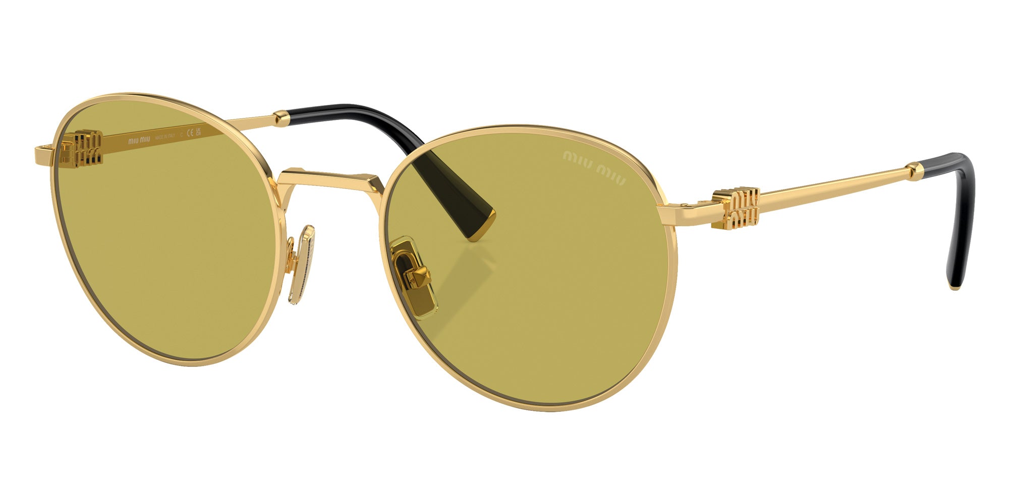 Miu Miu MU 55ZS 5AK07O 50 - Gold / Olive Green #id:mu55zs5ak07o_s:100105