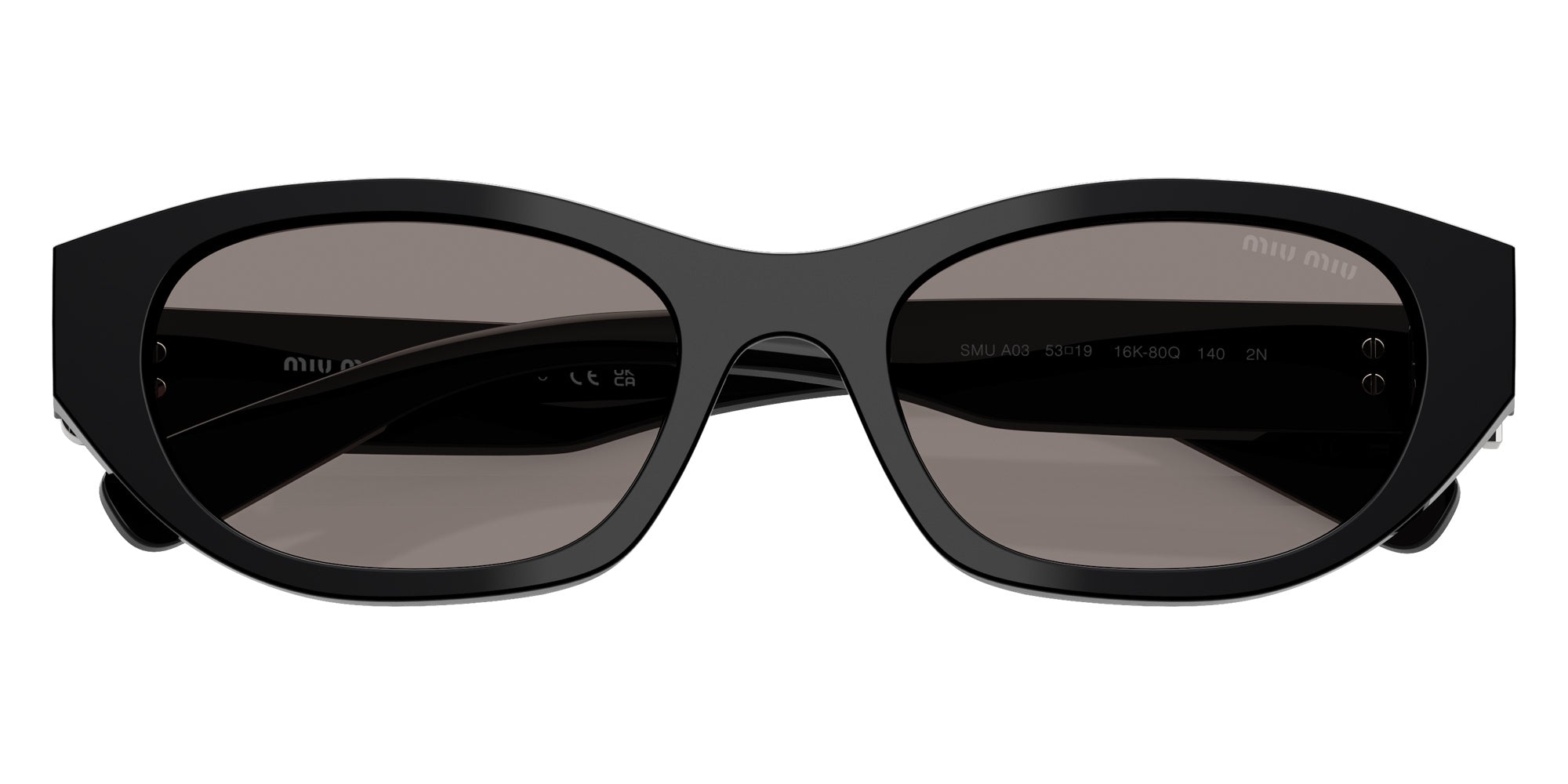 Miu Miu MU A03S 16K80Q 53 - Black #id:mua03s16k80q_s:100120