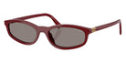 Miu Miu MU A06S 21I80Q 54 - Opaline Bordeaux #id:mua06s21i80q_s:100105