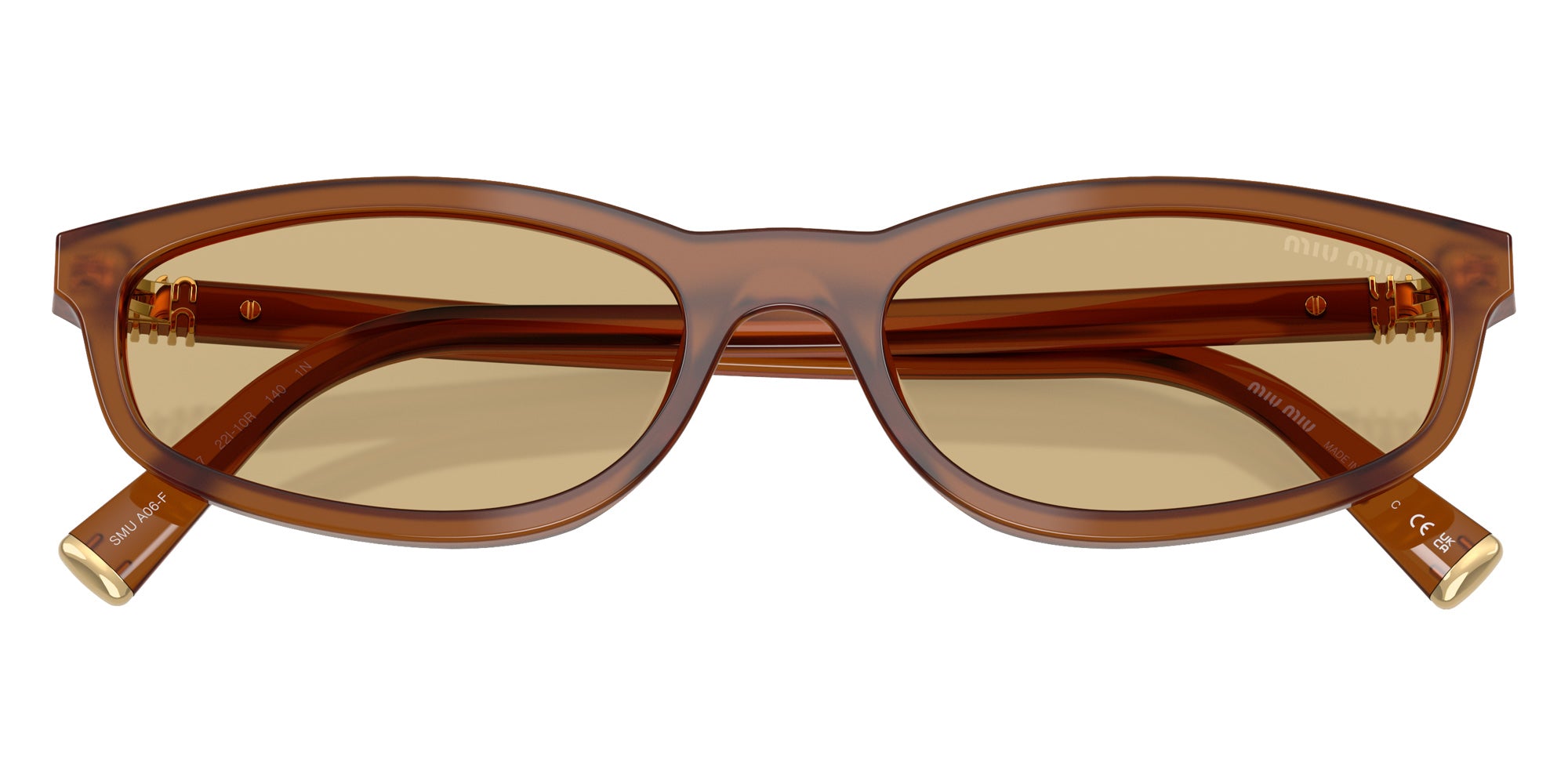 Miu Miu MU A06SF 22I10R 54 - Opaline Amber #id:mua06sf22i10r_s:102120