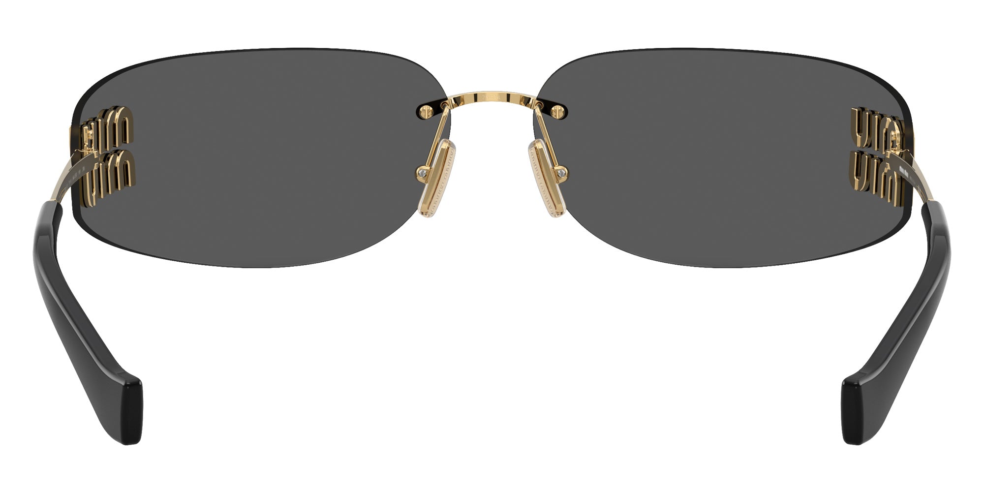 Miu Miu MU A51S 5AK5S0 75 - Gold / Dark Gray #id:mua51s5ak5s0_s:100115