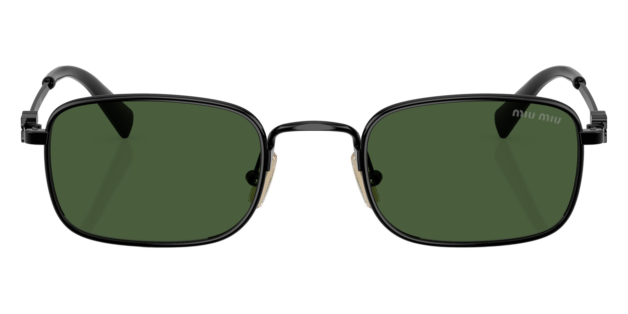 Miu Miu MU A53S 1AB1I0 52 - Black / Dark Green #id:mua53s1ab1i0_s:100100