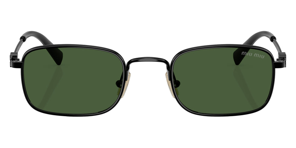Miu Miu MU A53S 1AB1I0 52 - Black / Dark Green #id:mua53s1ab1i0_s:100100