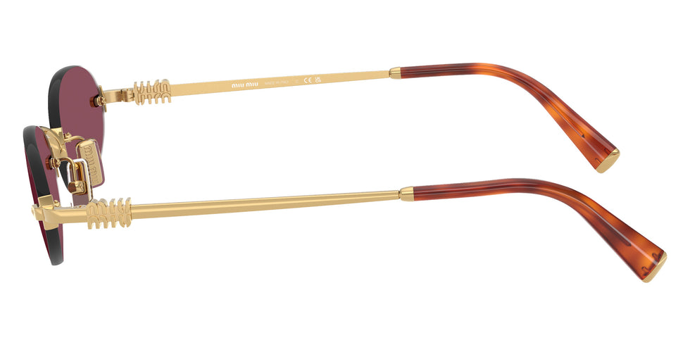 Miu Miu MU A54S 5AK20Y 51 - Gold #id:mua54s5ak20y_s:100110