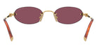 Miu Miu MU A54S 5AK20Y 51 - Gold #id:mua54s5ak20y_s:100115