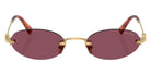 Miu Miu MU A54S 5AK20Y 51 - Gold #id:mua54s5ak20y_s:100100