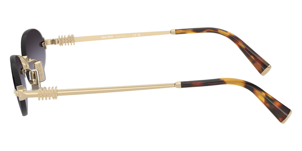 Miu Miu MU A54S ZVN5D1 51 - Pale Gold / Gray Gradient #id:mua54szvn5d1_s:100110