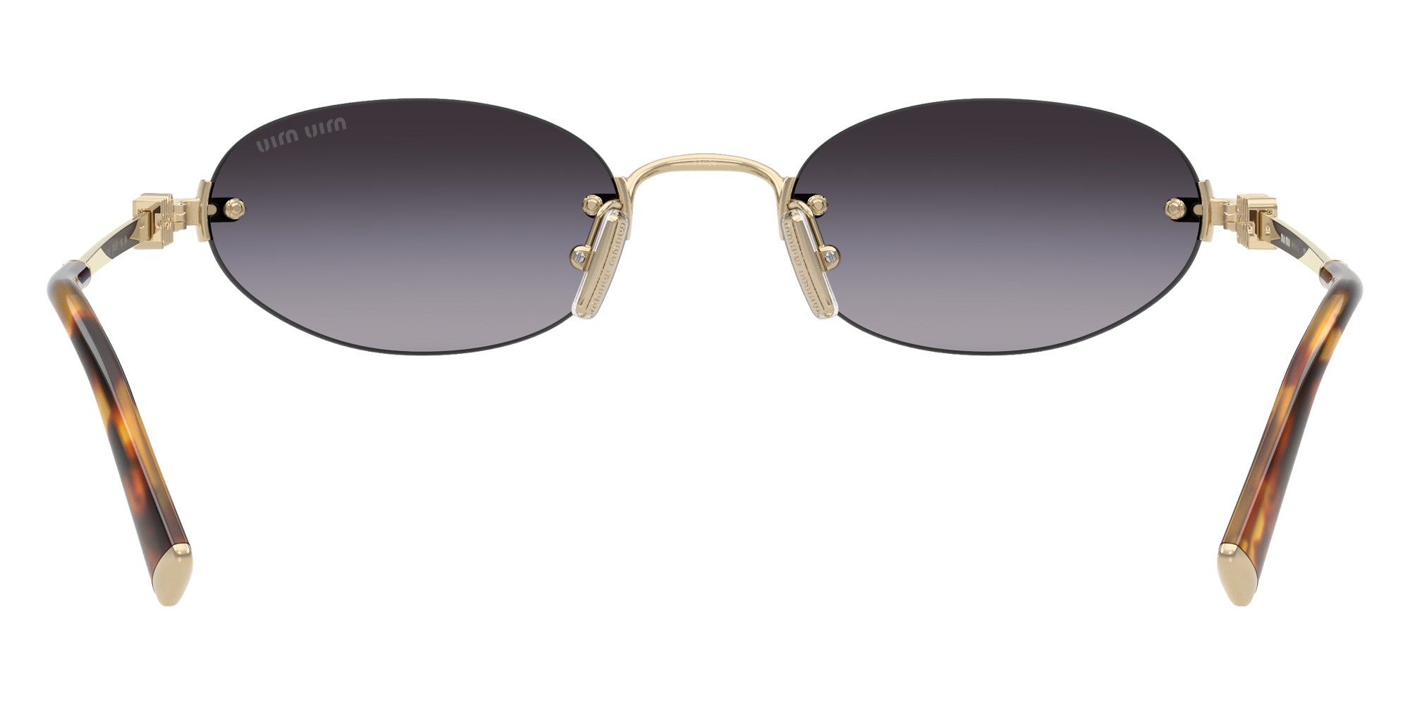 Miu Miu MU A54S ZVN5D1 51 - Pale Gold / Gray Gradient #id:mua54szvn5d1_s:100115