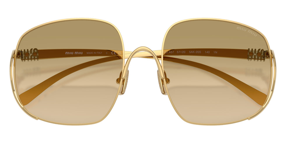 Miu Miu MU A57S 5AK20S 57 - Gold / Camomilla Gradient #id:mua57s5ak20s_s:100120