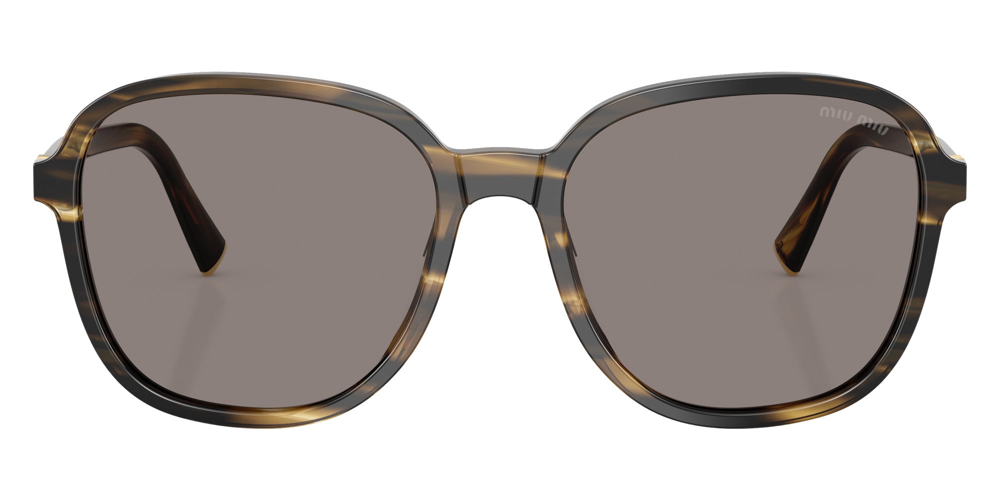 Miu Miu MU B01S 25E80Q 58 - Striped Loden #id:mub01s25e80q_s:100100