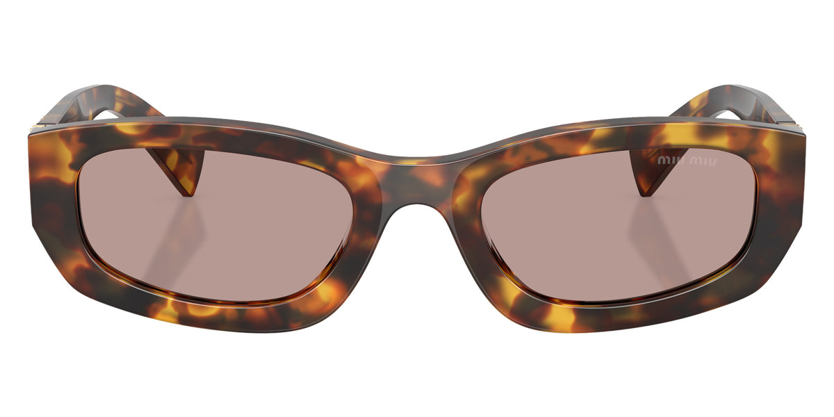 Miu Miu MU B04S 14L20I 53 - Honey Havana / Light Purple Brown #id:mub04s14l20i_s:100100