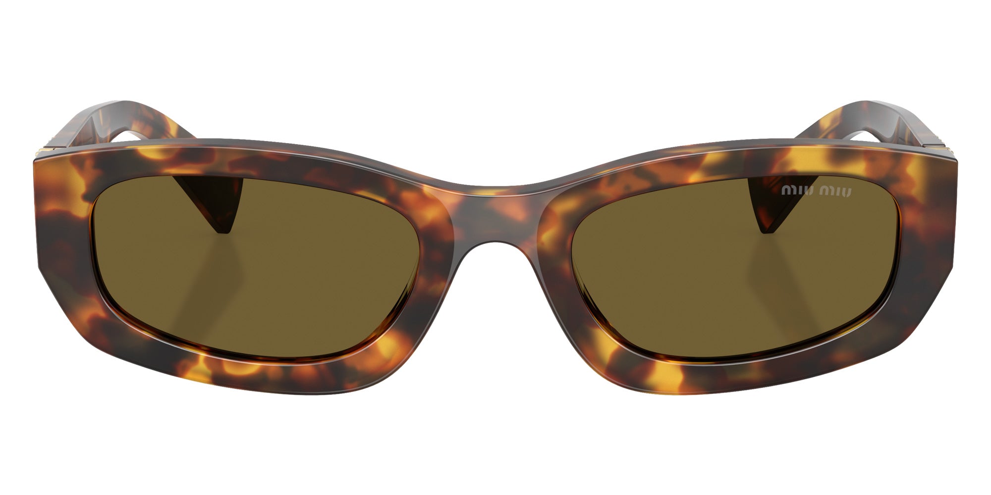 Miu Miu MU B04SF 14L09Z 53 - Havana Honey / Dark Brown #id:mub04sf14l09z_s:100100